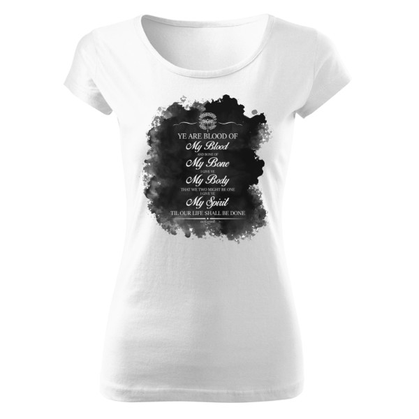 Tričko s potiskem Blood of my blood W
