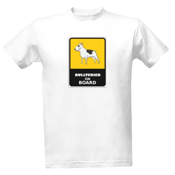 Tričko s potiskem Bullterier