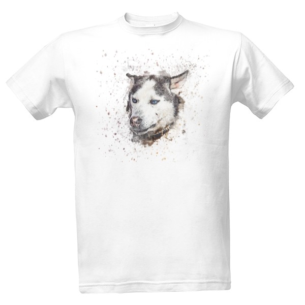 Tričko s potiskem Husky