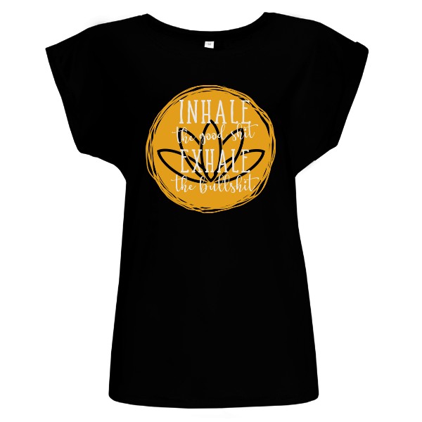 Tričko s potiskem Nádech a výdech