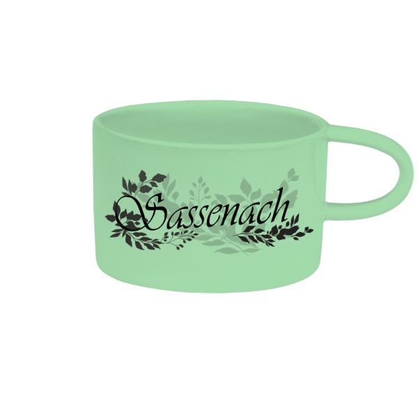 Hrnek Makronka s potiskem Sassenach-makro