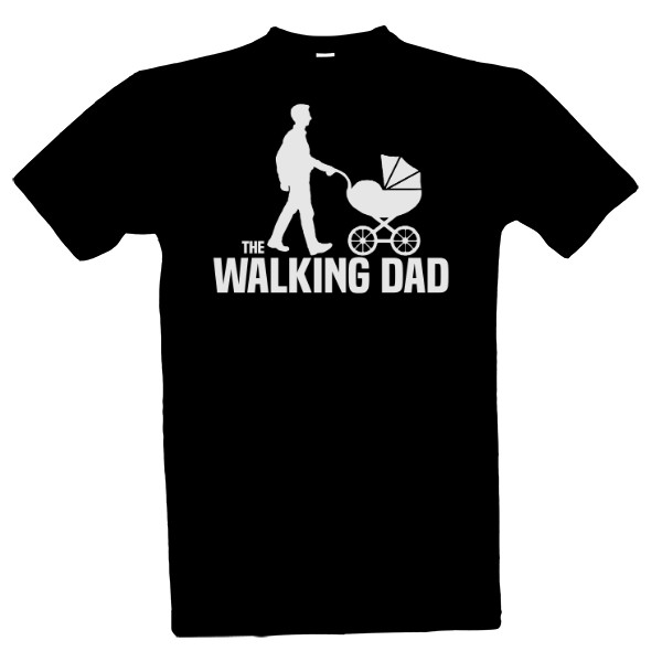 Tričko s potlačou The Walking dad tričko