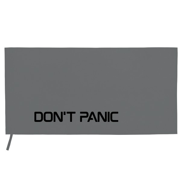 Športový uterák z mikrovlákna s potlačou Uterák DON´T PANIC